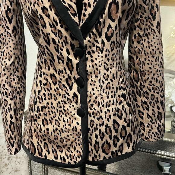 Leopard print blazer - SIZE 2 - Picture 4 of 8
